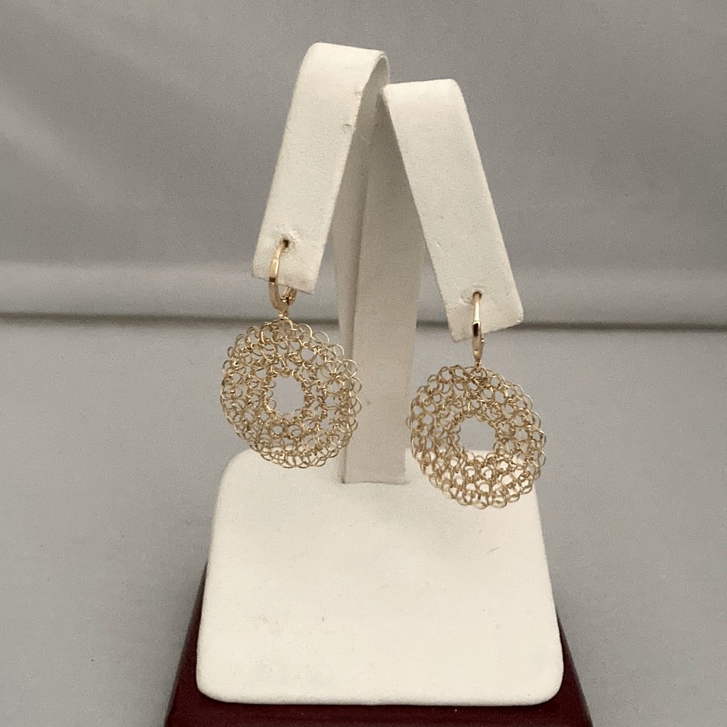 Beautiful Handmade Copper Wire Hoop Earrings